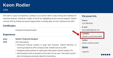 linkedin abbreviation for resume.